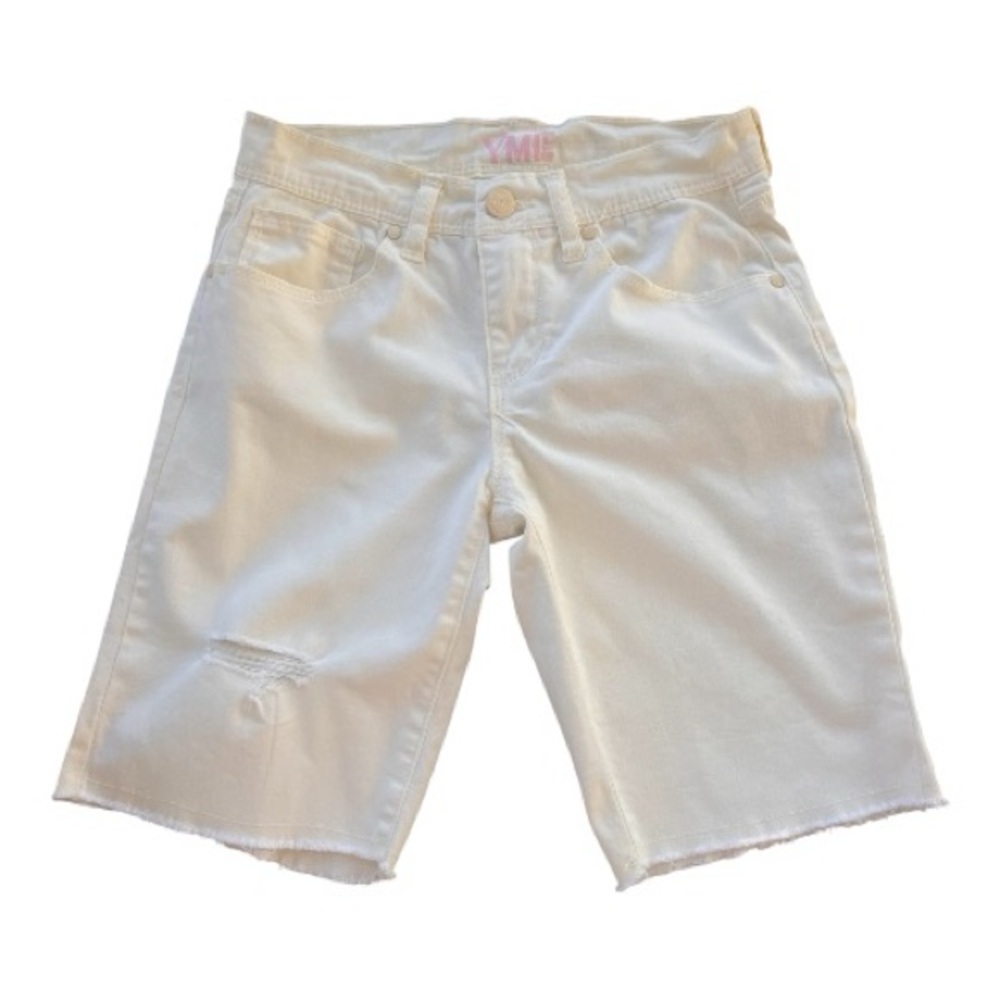 YMI Girls Bike Bermuda with Fray Hem